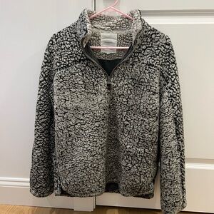 Thread & Supply Gray Sherpa Pullover